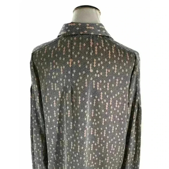 Equipment Femme Bouvier Button Down Long Sleeves Women's Shirt Size Large - Picture 5 of 8